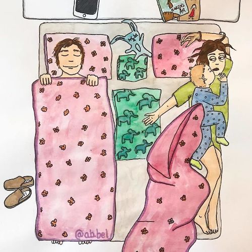 23 Hilarious Illustrations That Show What Parenting Is Really Like mum and dad